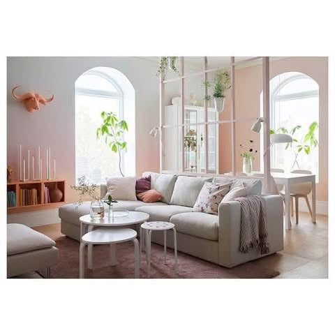 Ikea Finnala Sectional couch with new covers
