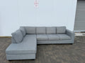 Grey Urban barn sectional lshape sofa