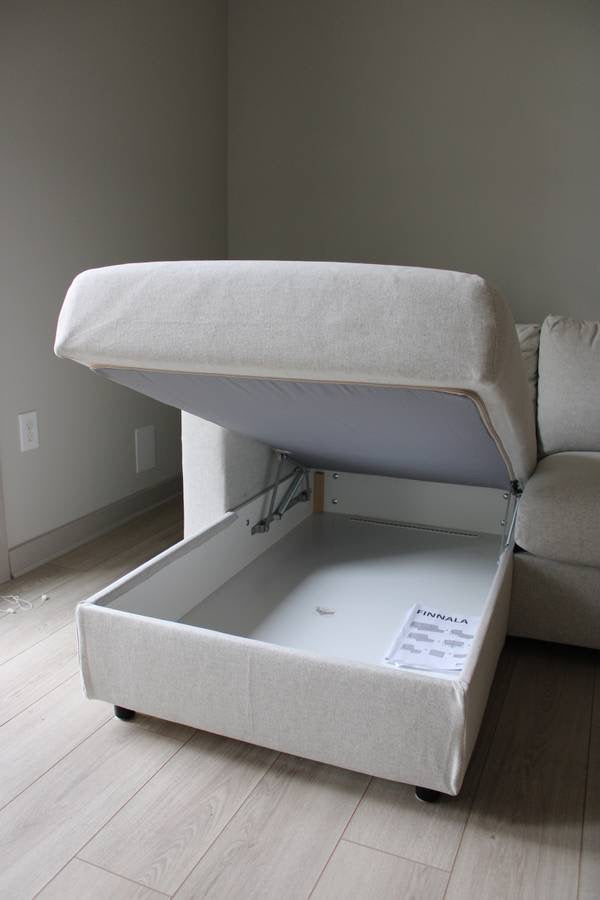 Ikea Finnala Sectional couch with new covers