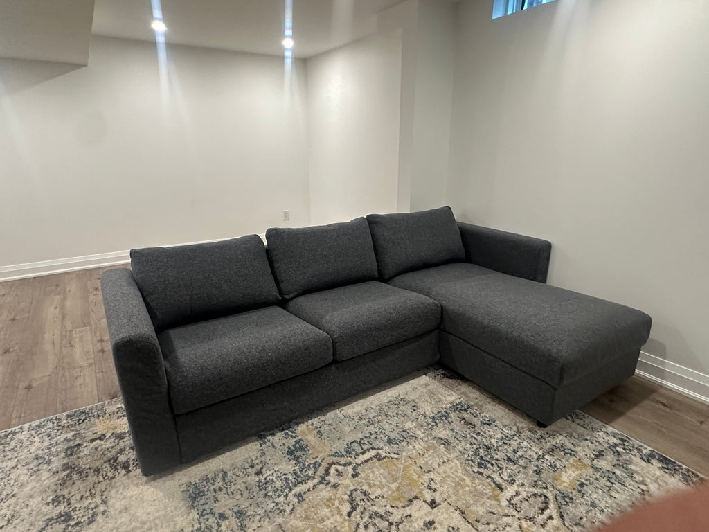 Grey Ikea Finnala Sectional couch Lshape sofa
