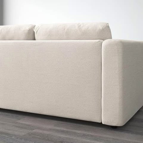 Ikea Finnala Sectional couch with new covers