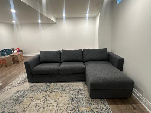 Grey Ikea Finnala Sectional couch Lshape sofa